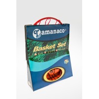Tamanaco ABT-07 Official Size #7 Rim, Net & Rubber Basketball Set 