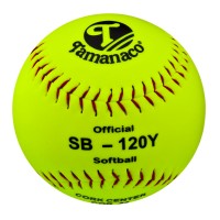 Tamanaco SB-120Y  12" Official Softball Yellow (Sold by Dozen)